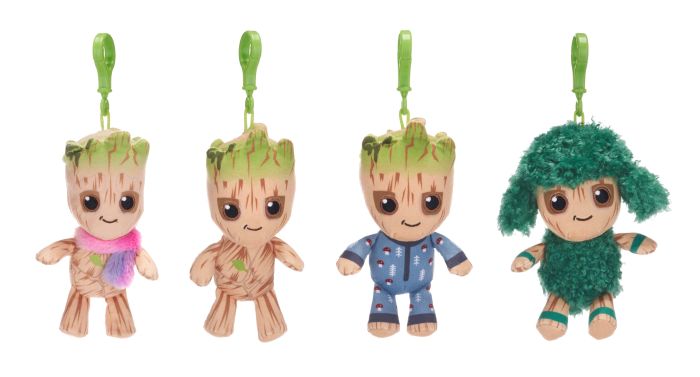 (Mis 0) GROOT (Guardiani della Galassia) Peluche 13cm c/Bagclip 4ass…x120